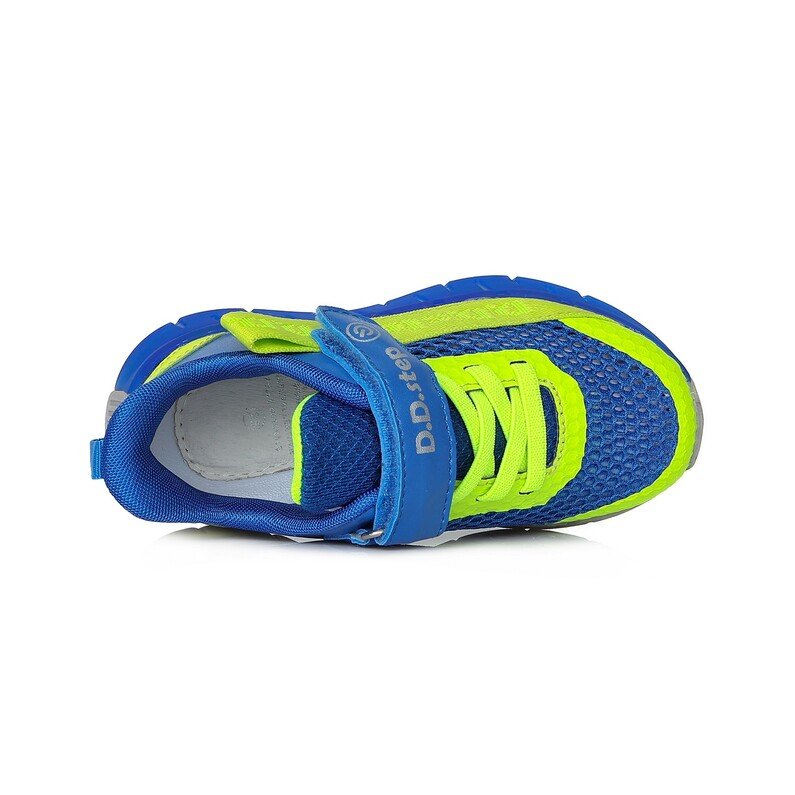 Mėlyni sportiniai LED batai 24-29 d. F61297AM