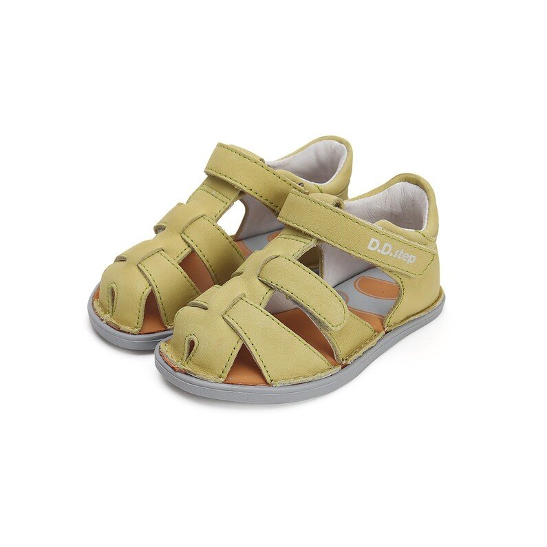 Khaki barefoot basutės 20-25 d. G076-41942A 1