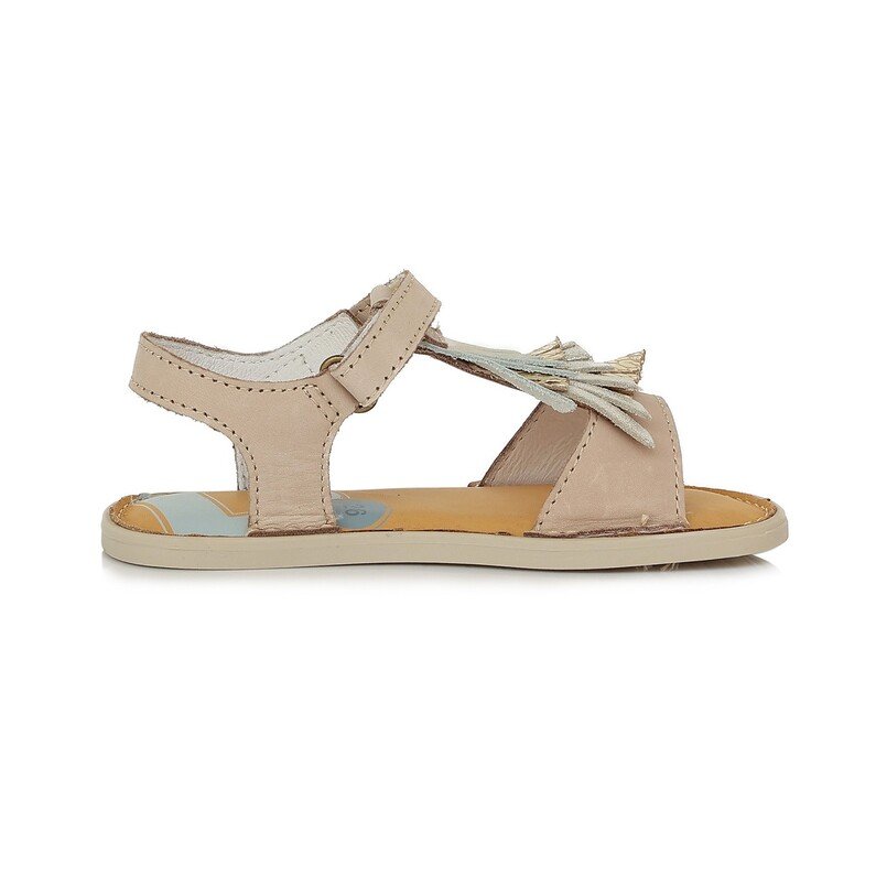 Kreminės barefoot basutės 26-31 d. G076-323M 2