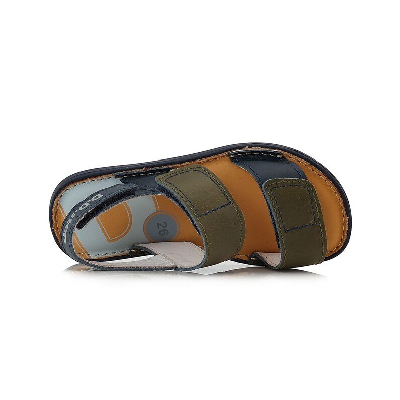 Tamsiai mėlynos barefoot basutės 26-31 d. G076-356AM 1