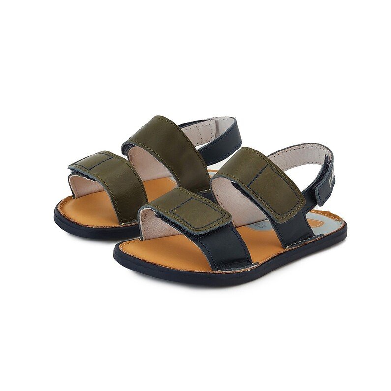 Tamsiai mėlynos barefoot basutės 26-31 d. G076-356AM 3