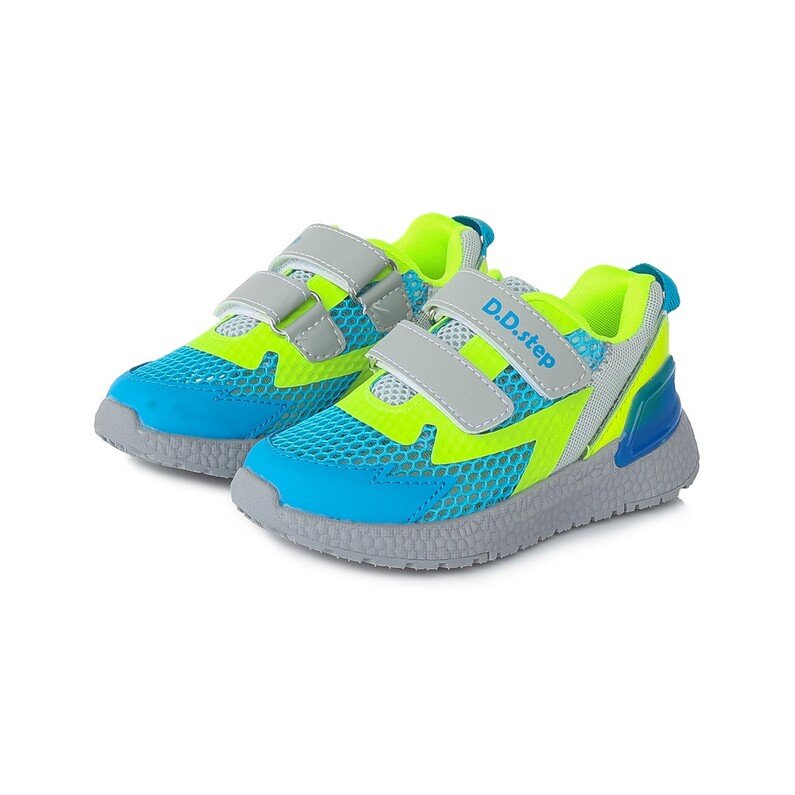Šviesiai mėlyni sportiniai batai 24-29 d. F061-373AM