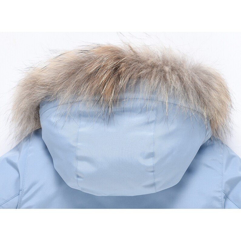 Valianly šviesiai mėlyna žieminė striukė/paltas mergaitei 9332_116-146